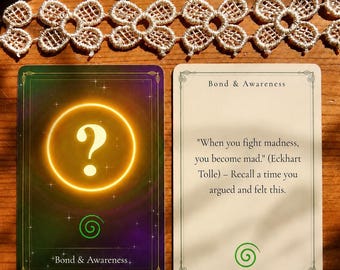 Shadow Work Cards Bundle printable product preview